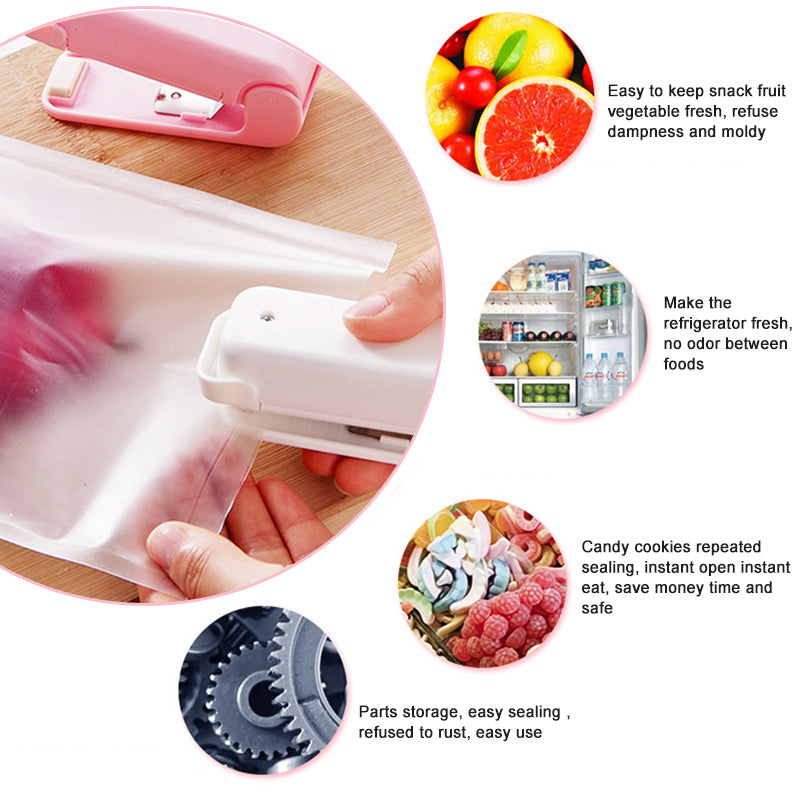 Mini Portable Heat Sealer for Food & Snack Bags