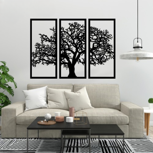 3D Wooden Tree Wall Art & Home Wall Decoration