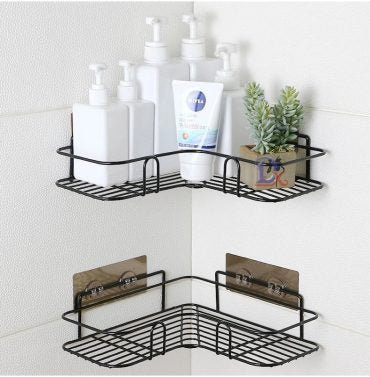 Rustproof Bathroom Corner Storage Organizer with Screw