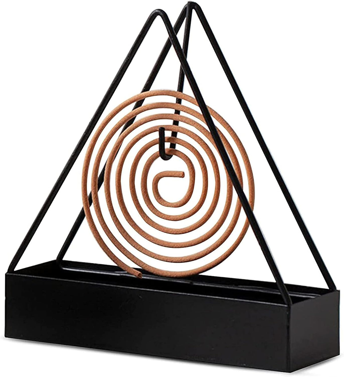 Iron Mosquito Coil Holder - Triangle Shape Stand