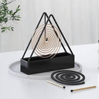 Iron Mosquito Coil Holder - Triangle Shape Stand