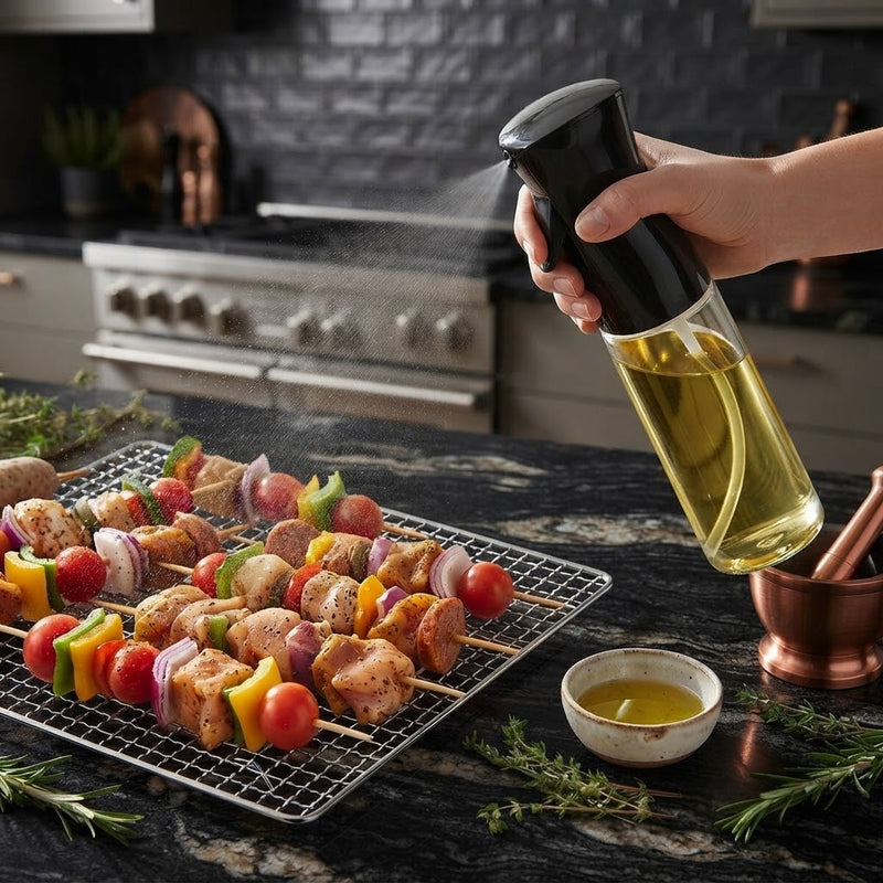 300ml Spray Edible Oil Bottle - Kitchen Oil Mister