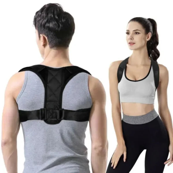 Adjustable shoulder posture support belt for upper back support