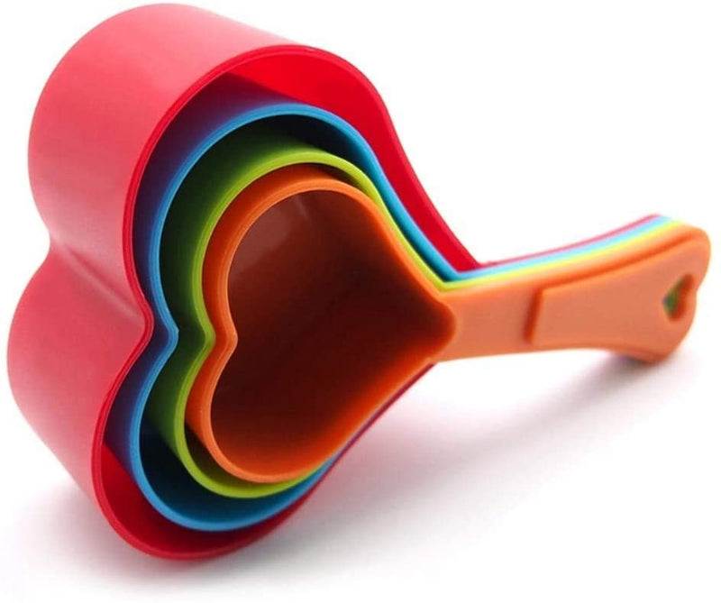 Heart Shaped Measuring Cups – 4 Piece Set