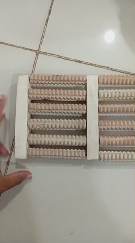 Wooden Roller Foot Massager