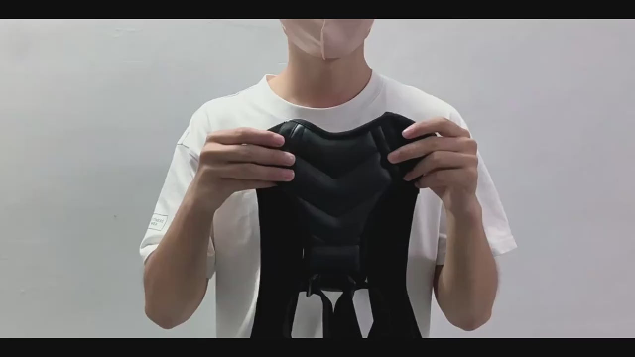 Adjustable back support belt for upper back and shoulder support